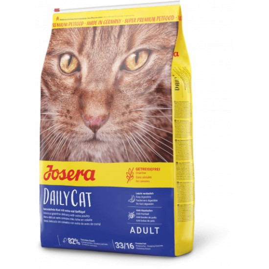 Josera DailyCat (Йозера Дейли Кет) - взрослые кошки, с курицей и бататом