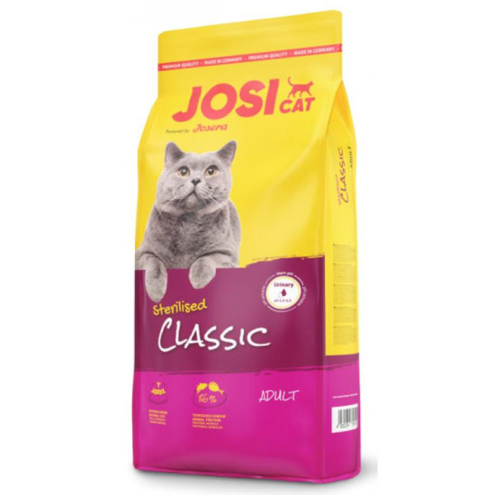 Josera JosiCat Sterilised Classic (Йозера Йосикет) - взрослые стерилизованные кошки, с курицей
