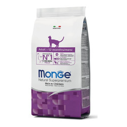 Monge Cat Natural Superpremium Chicken (Монж Натурал) - дорослі коти, з куркою