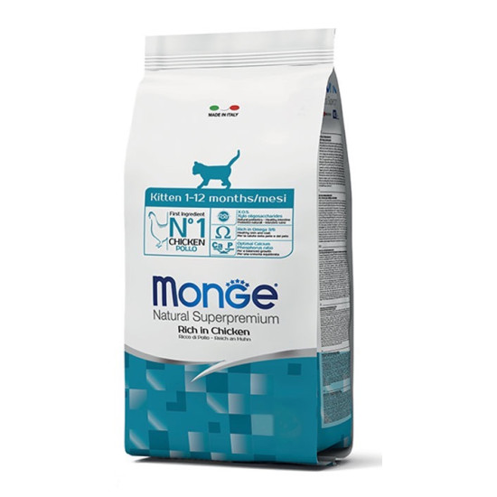 Monge Cat Natural Superpremium Kitten Chicken (Монж Натурал) - кошенята, з куркою