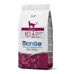 Monge Cat Natural Superpremium Indoor Chicken (Монж Натурал) - дорослі домашні коти, з куркою