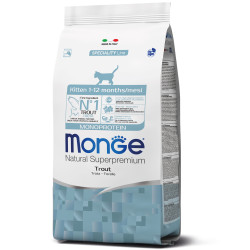 Monge Cat Natural Superpremium Monoprotein Kitten Trout (Монж Натурал) - кошенята, з фореллю