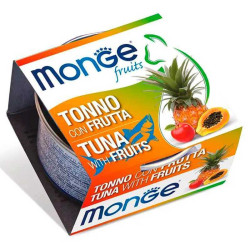 Monge Cat Fruits Tuna with Fruits (Монж Фрутс) - консервований корм для котів, з тунцем, шматочки в соусі