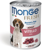 Monge Fresh Dog Adult Veal (Монж Фреш) - консервований корм для собак, з телятиною