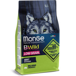 Monge BWild Low Grain Dry Adult (Монж БіВайлд) - дорослі собаки всіх порід, з диким кабаном