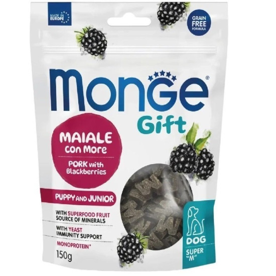 Monge Dog Puppy and Junior Growth Support - ласощі для цуценят, зі свининою