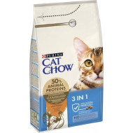 Cat Chow Feline 3in1 (Кет Чау) - взрослые кошки, с индейкой