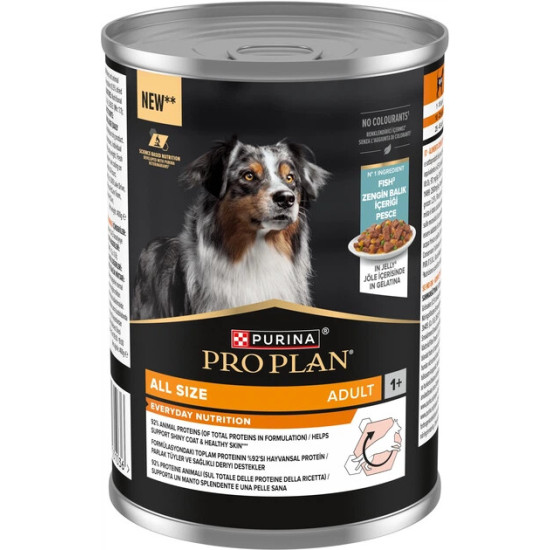 Pro Plan Adult - консервований корм для собак, з рибою