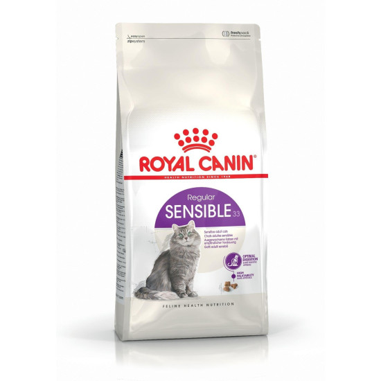 Royal Canin Sensible - дорослі кішки з чутливим травленням