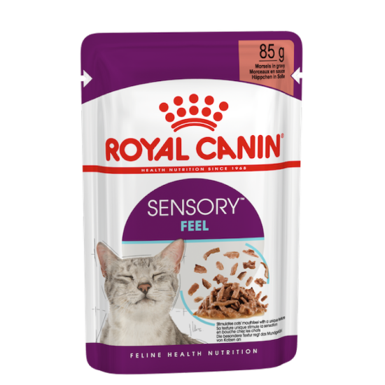 Royal Canin Sensory Feel (Роял Канин) - консервированный корм для кошек, кусочки в соусе