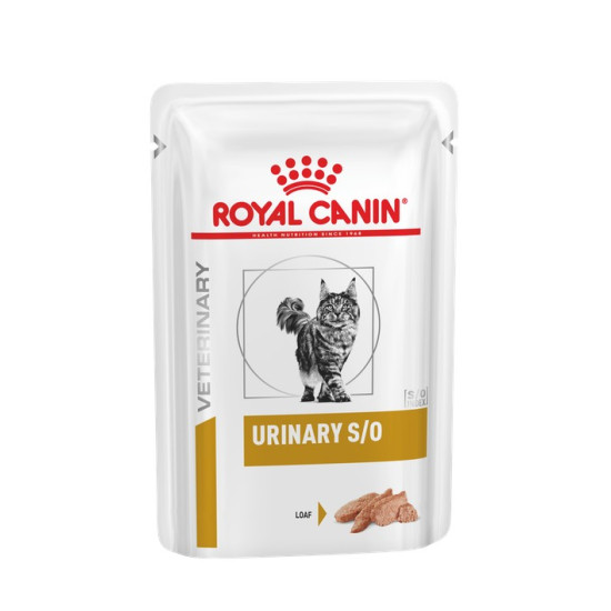Royal Canin Urinary S/O Feline (Роял Канин Уринари) - консервированная диета для кошек при мочекаменной болезни