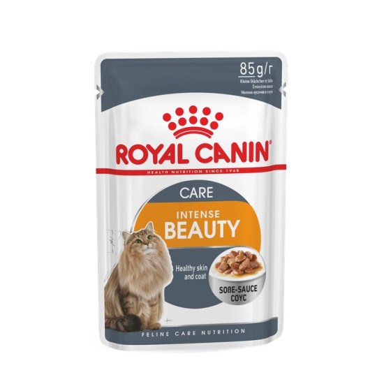 Royal Canin Intense Beauty (Роял Канин Интенс Бьюти) - консервированный корм для кошек, кусочки в соусе