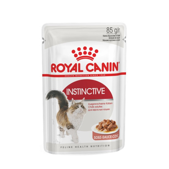Royal Canin Instinctive (Роял Канин Инстинктив) - консервированный корм для кошек, кусочки в соусе