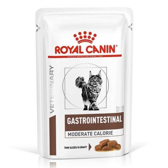 Royal Canin Gastro Intestinal Moderate Calorie - консервована дієта для котів при хворобах шлунково-кишкового тракту