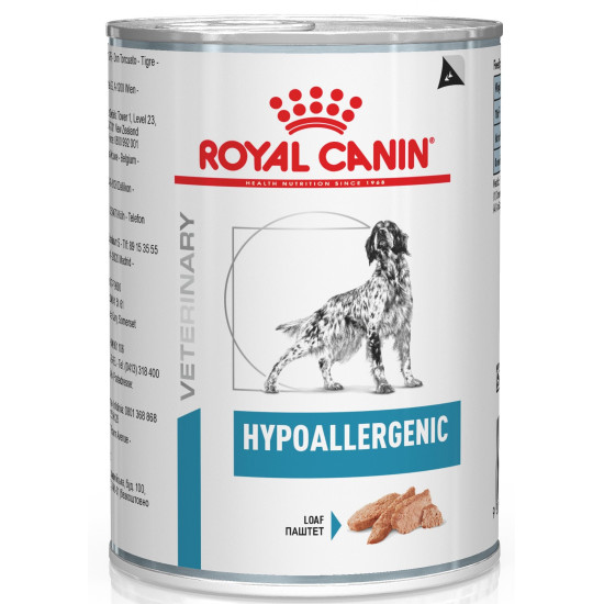 Royal Canin Hypoallergenic Canine - консервована дієта для собак при харчовій алергії