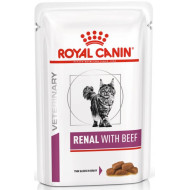 Royal Canin Renal Feline Beef - консервована дієта для котів при захворюванні нирок, з яловичиною