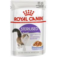 Royal Canin Sterilised - консервований корм для стерилізованих котів, шматочки у желе