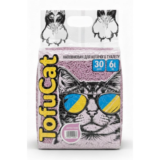 TofuCat  біорозкладний наповнювач для котячого туалету