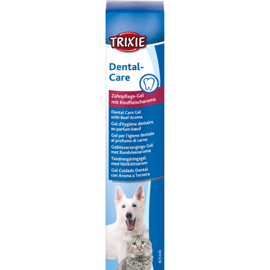 Trixie Dental Care Gel with Beef Aroma - гель для ухода за ротовой полостью со вкусом говядины