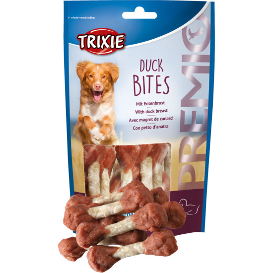 Trixie Premio Duck Bites - лакомство для собак, косточки с уткой