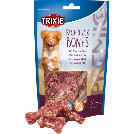 Trixie Premio Rice Duck Bones - лакомство для собак, с уткой и рисом