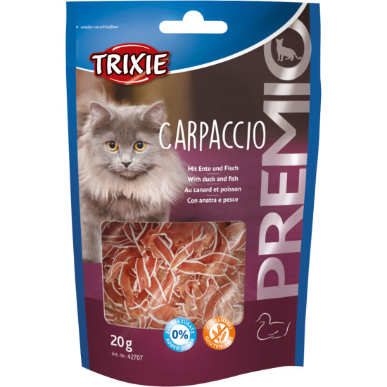 Trixie Premio Carpaccio - ласощі для котів, з качкою та лососем