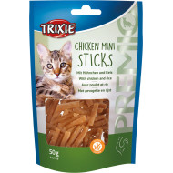 Trixie Premio Chicken Mini Sticks - лакомство для кошек, с курицей