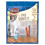 Trixie Premio Stick Quintett - ласощі для котів, палички з ягням та індичкою