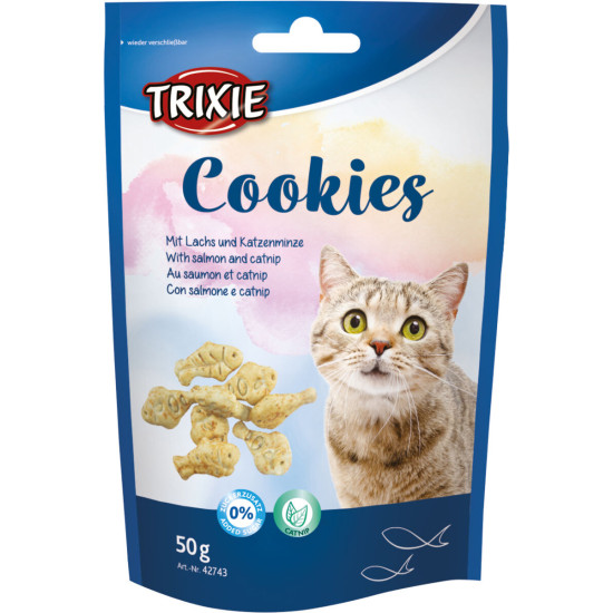 Trixie Cookies - лакомство для кошек, печенье с лососем