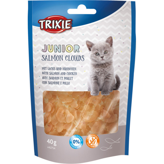 Trixie Junior Salmon Clouds - ласощі для кошенят, з лососем та куркою