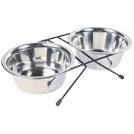 Trixie Bowl Set - миски металлические на подставке