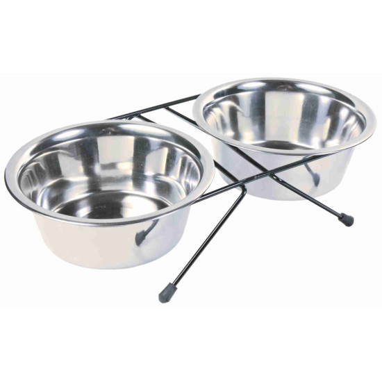 Trixie Bowl Set - миски металлические на подставке