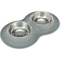 Trixie Bowl Set - миски металлические на силиконовой подставке