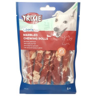 Trixie Denta Fun - лакомство для собак, палочки с говядиной и рыбой