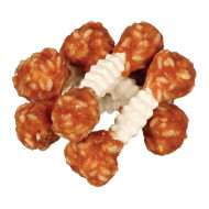 Trixie Denta Fun - лакомство для собак, гантельки с курицей