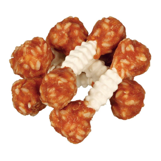 Trixie Denta Fun - лакомство для собак, гантельки с курицей