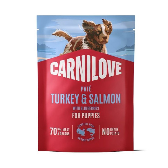 Carnilove Puppies Pate (Карнілав) - консервований корм для цуценят, з індичкою та лососем