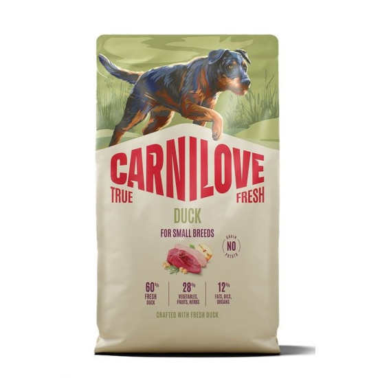 Carnilove True Fresh Duck Small Breed (Карнілав) - дорослі собаки дрібних порід, з качкою
