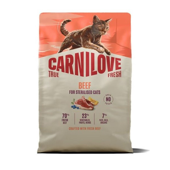 Carnilove True Fresh Cat - дорослі стерилізовані коти, з рибою
