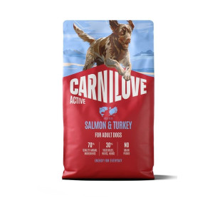 Carnilove Dog Adult Active Salmon & Turkey (Карнілав) - дорослі собаки, з лососем та індичкою