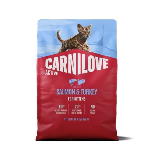 Carnilove Active Salmon & Turkey Kitten (Карнілав) - кошенята, з лососем та індичкою