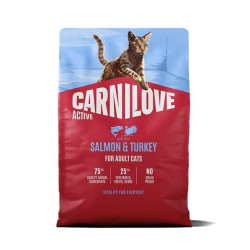 Carnilove Cat Active Salmon & Turkey (Карнілав) - дорослі кішки, з лососем та індичкою