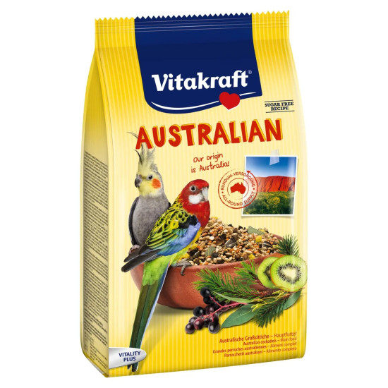 Vitakraft Australian (Витакрафт) - корм для австралийских средних попугаев