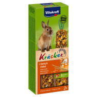 Vitakraft Kracker Original + Honey & Spelt (Витакрафт) - лакомство для кроликов, крекер со спельтой и мёдом