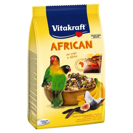 Vitakraft African (Витакрафт) - корм для средних африканских попугаев
