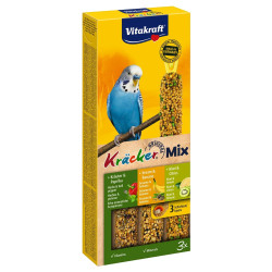 Vitakraft Kracker Original (Витакрафт) - лакомство для волнистых попугаев, крекер с бананом, паприкой и киви