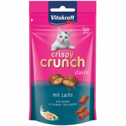 Vitakraft Crispy Crunch (Вітакрафт) - ласощі для котів, подушечки з лососем
