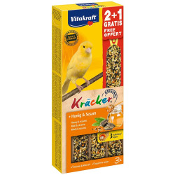 Vitakraft Kracker Original (Витакрафт) - лакомство для канареек, крекер с мёдом и кунжутом