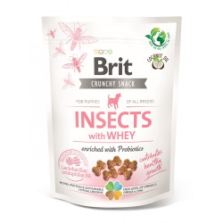 Brit Care Dog Crunchy Cracker Puppy Insects - лакомство для щенков, с протеином насекомых