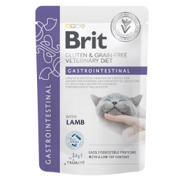 Brit Veterinary Diet Gastrointestinal (Брит Гастроинтестинал) - консервированная диета для кошек при нарушениях пищеварения, с ягнёнком